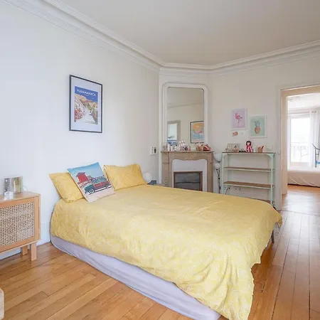 Apartmán Bright And Uncluttered Haussmannian Apartment Paříž